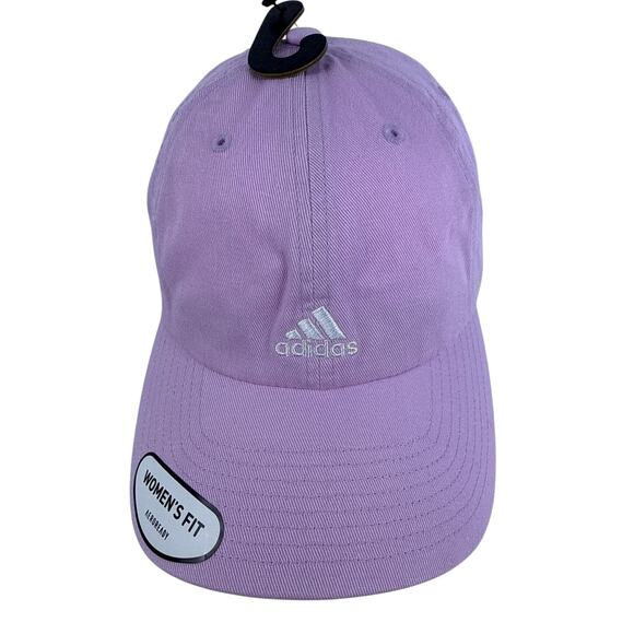 Adidas Saturday Baseball Caps Relaxed Adjustable Cap Orchid Fusion Purple/White - Picture 1 of 8